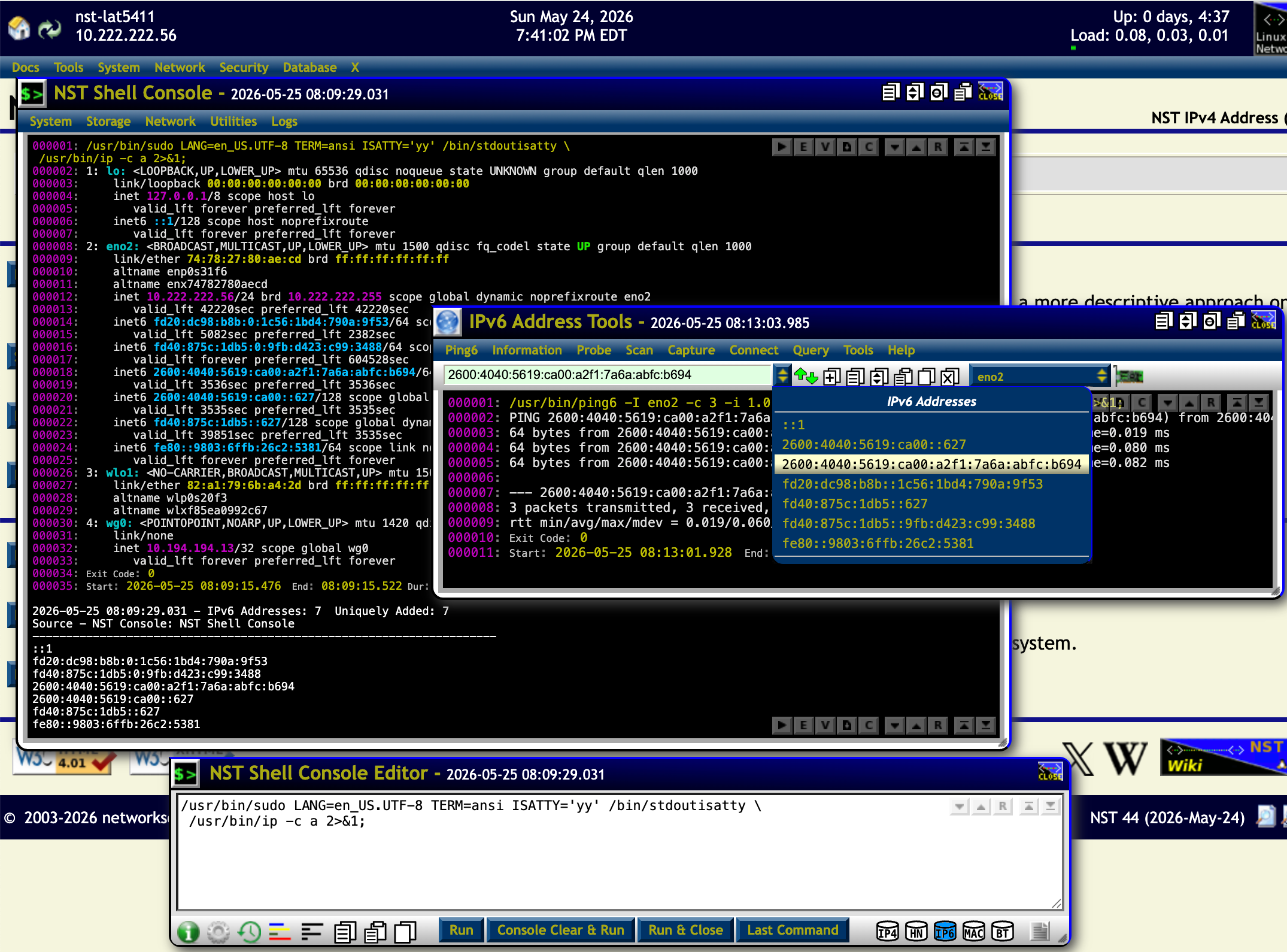 NST 44 Release - Locate IPv6 Addresses From Text